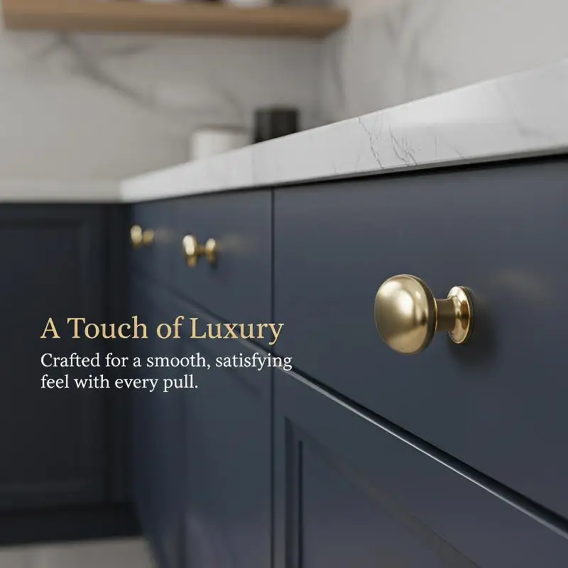 Solid Aluminum Alloy Furniture Knobs Rustproof Surface Multiple Stylish Designs For Kitchen Cabinet Wardrobe Drawer Decoration
