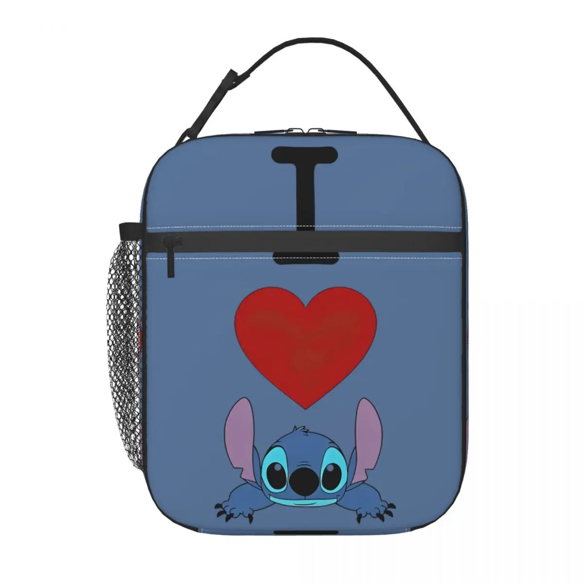 

Изолированная сумка для обеда I Love Stitch, сумка для еды, портативный термохолодильник, ланч-бокс для школьного офиса