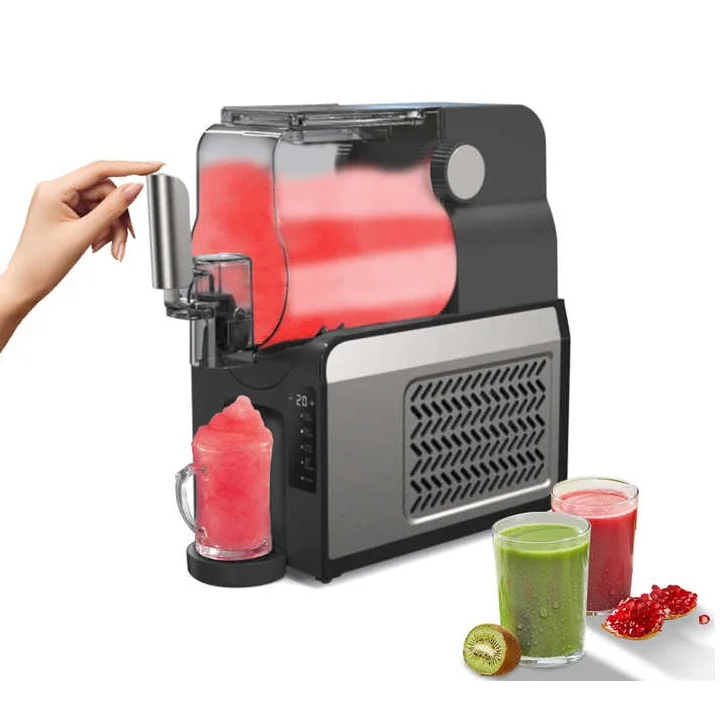 2026 Commercial Beverage Juice Drink Slushy Maker Slush Mixer Home Snow Melt Machine Automatic Ice Smoothie Machine
