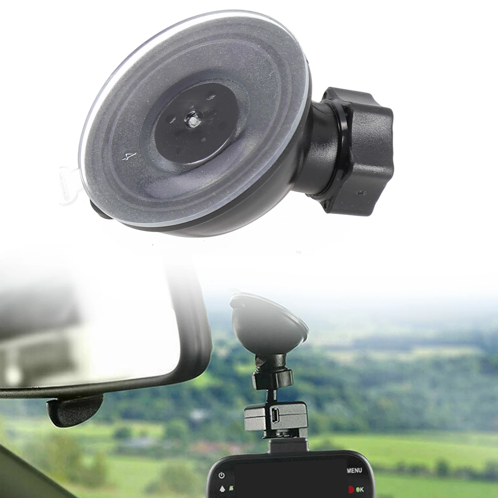 Автомобильный держатель на присоске, мини-запчасти 45 мм, подходит для шара 12 мм для видеорегистратора Nextbase 112 212 312GW 412GW, новый практичный