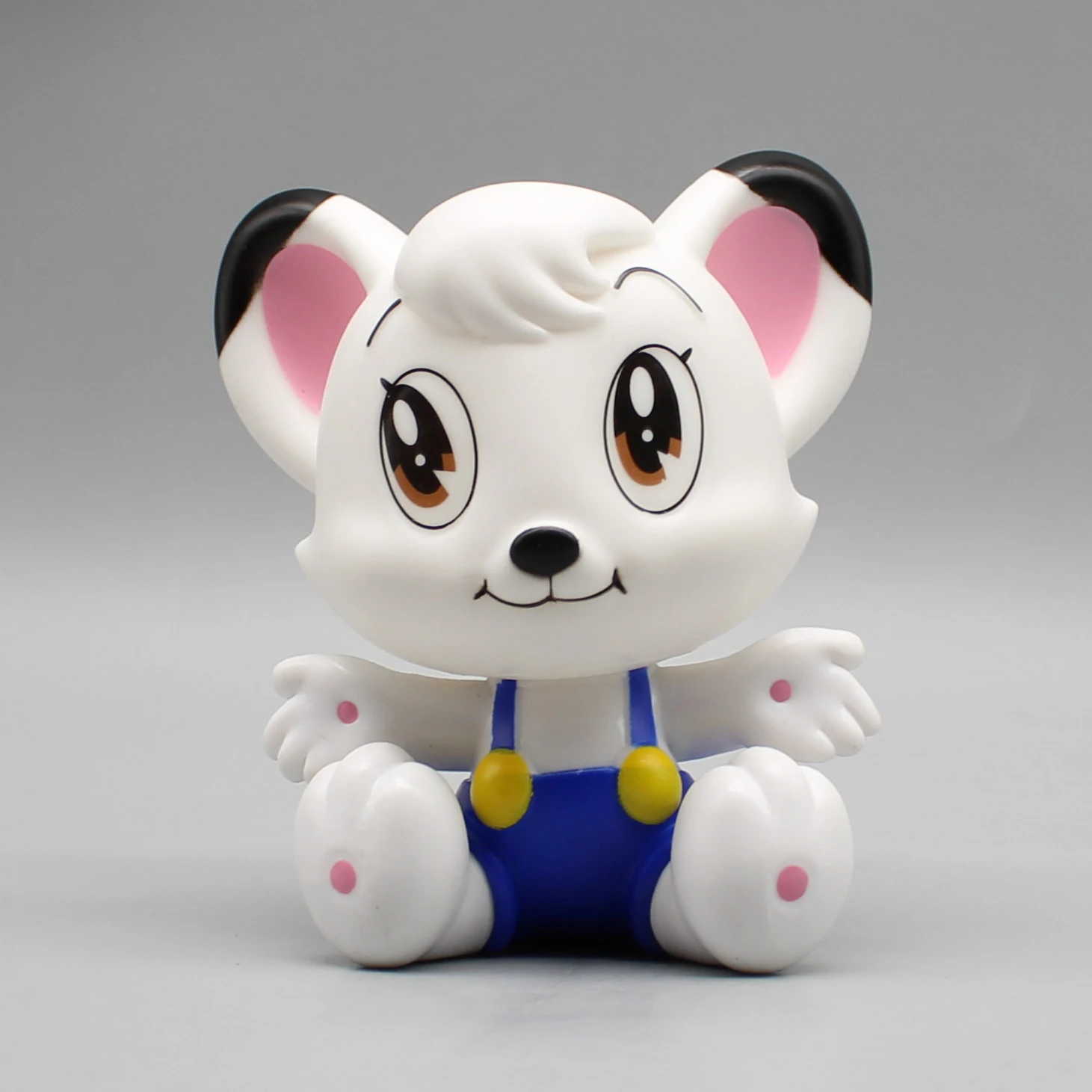 10cm Anime Astroboy Mighty Atom Leo Figurine Tetsuwan Atom Action Figures Pvc Adhesive Collection Sitting Statue Toy Gift