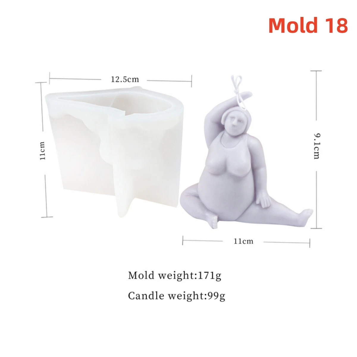 3D Lady Body Kaars Schimmel Yoga Pose Zeep Geurende Gips Epoxyhars Maken Mold DIY Home Decoratie Handgemaakte Geschenken