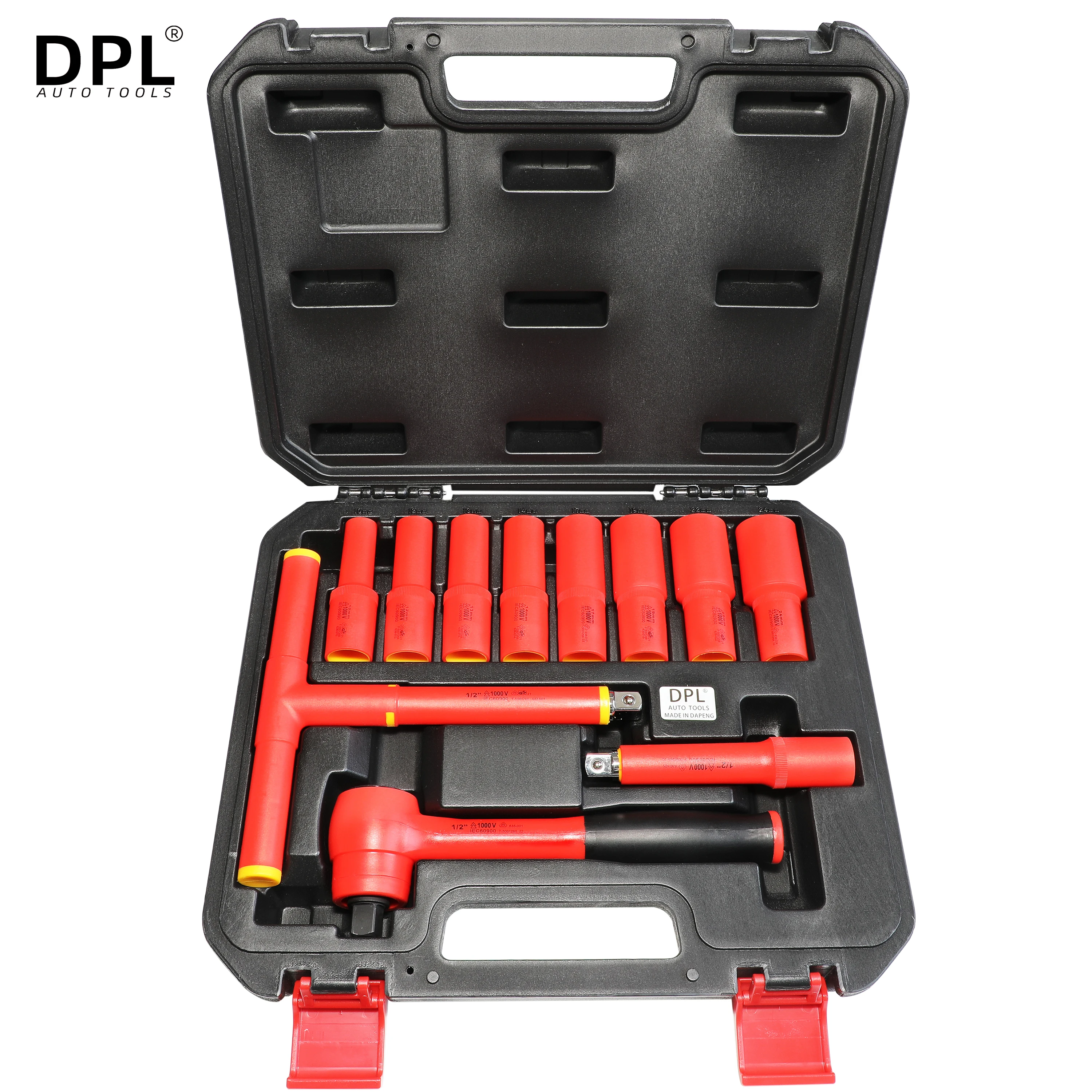 11-piece set, new energy insulated socket wrench 1000V