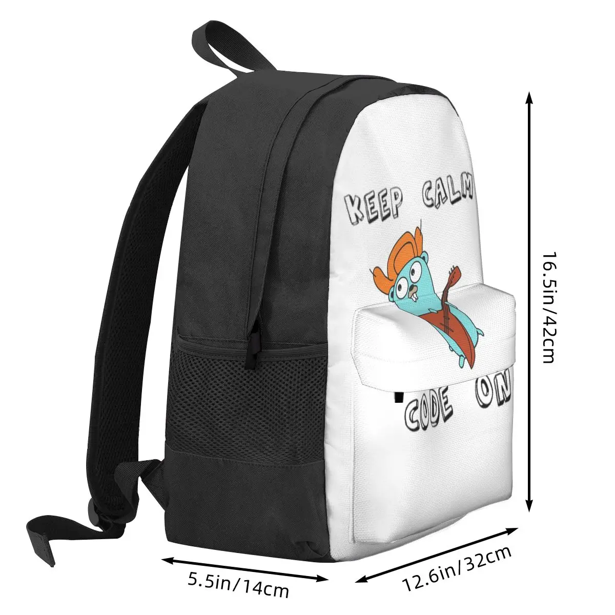 Keep Calm And Code On Backpack Student BookBag Kids School Bag Computer Shoulder Bags for Boys Girls