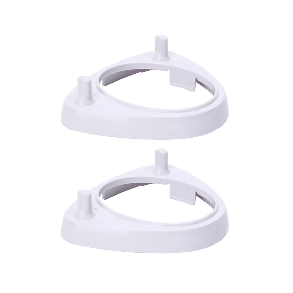 

2pc Toothbrush Holder Stand White PP Material Electric Saving Dental Hygiene Accessories Bath Desk