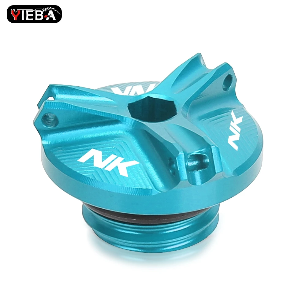 ل CFMOTO CF MOTO 800NK 650NK 450NK 250NK 150NK 350NK دراجة نارية M19 * 2.5 زيت المحرك كوب الوقود حشو خزان غطاء تغليف الملحقات