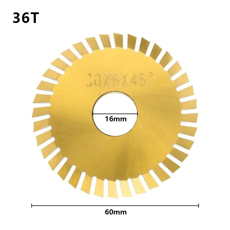XCAN Key Copy Machine 60x6x16mm 36/60/80/90T Titanium Coated Single Side Saw Blade For Spare Parts Key  Cutter Locksmith Tool 