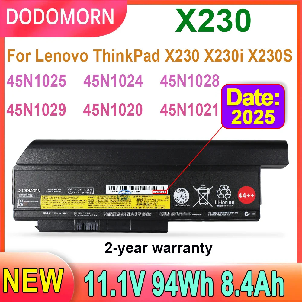 

Аккумулятор для ноутбуков Lenovo ThinkPad X230, X230I, X230S серии, 44++ (44+), высокое качество, 94 Вт·ч, 11.1 В, 8400 мА·ч, полная емкость