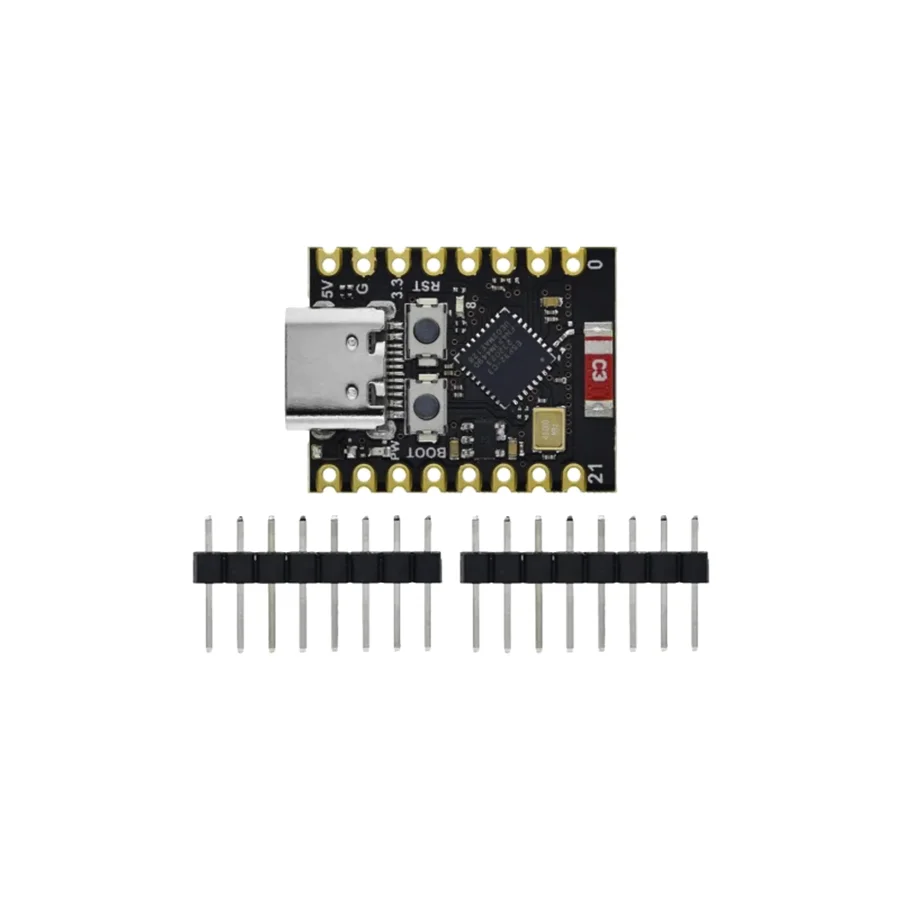 Placa de desenvolvimento ESP32-C3, placa principal Bluetooth SuperMini WiFi, opções soldadas/sem soldadas/expansão para projetos Arduino IoT