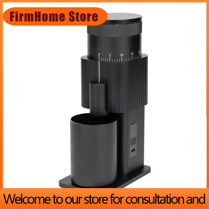 FirmHome StoreNew Household Electric Coffee Grinder, Portable And Rechargeable, Stainless Steel Conical Burr, All-metal Grinding