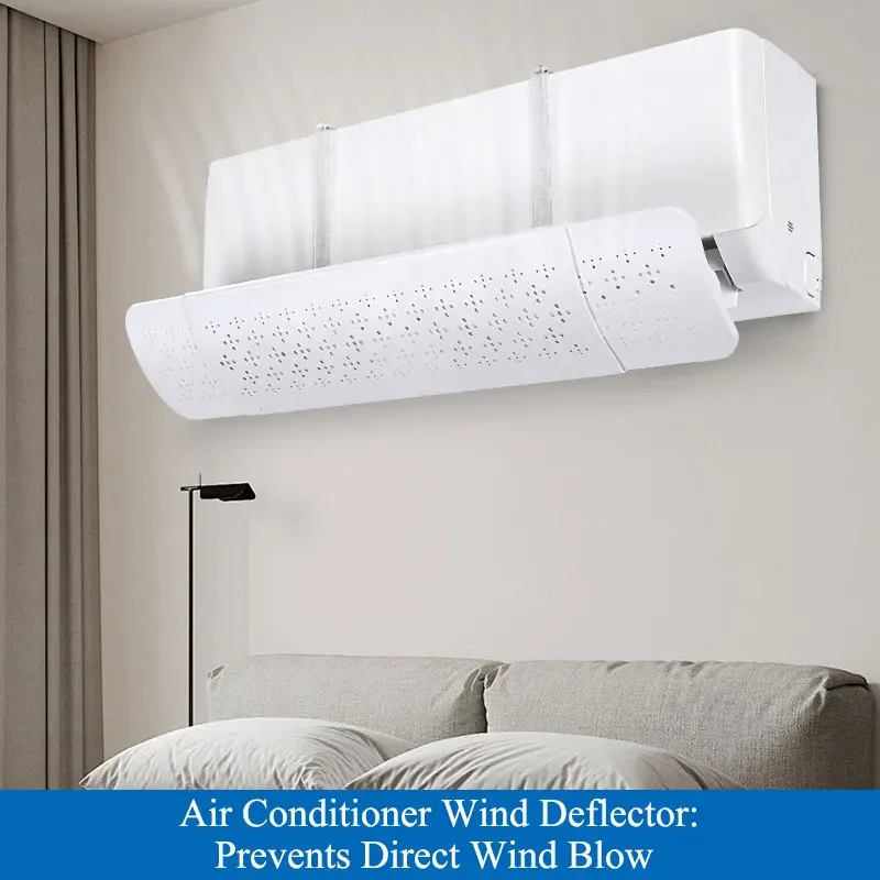 

Ветроотражатель с передним креплением кондиционера, направляющая пластина воздуха в помещении в спальне с перегородкой для очистки активированной отрицательными ионами