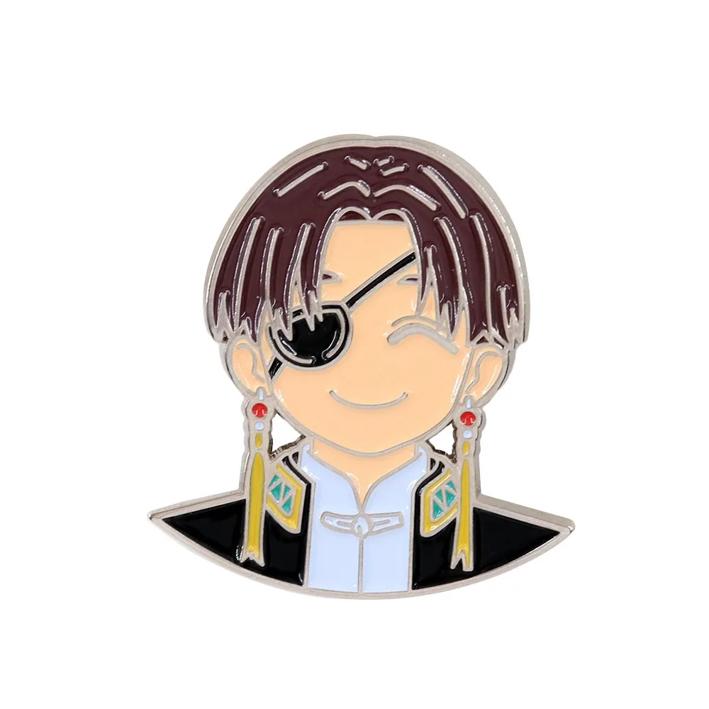 

Hayato Suo Enamel Pin Anime Wind Breaker Lapel Pin Cute Cool Boy Brooch Characters Peripheral Jewelry Decoration