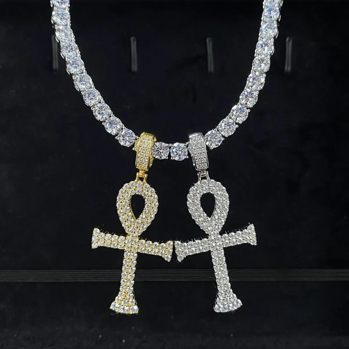 

S925 Silver Necklace Zircon Inlaid European and American Fashion Versatile Necklace Boutique Jewelry for Women