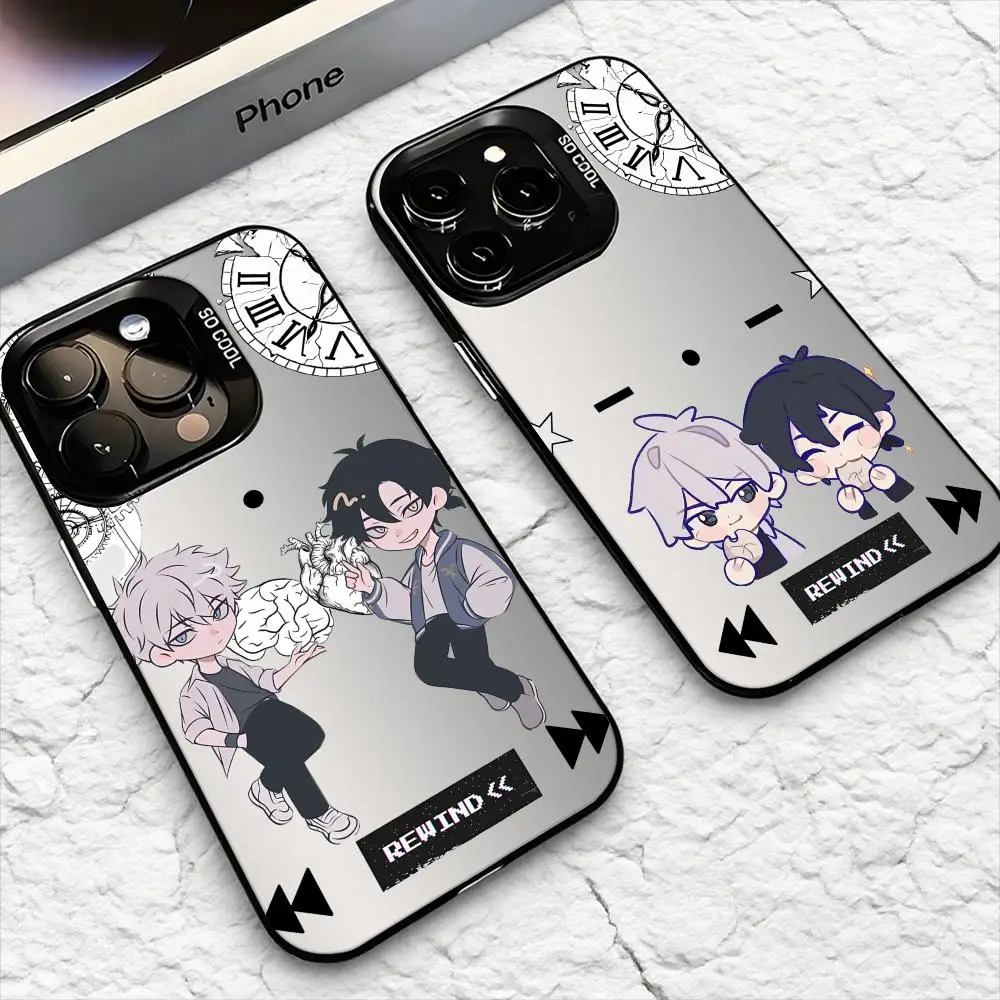 Funda de teléfono CUTE Link Click para iPhone 17 16 15 14 13 12 11 Pro Max Air Matte Laser Aurora Funda a prueba de golpes