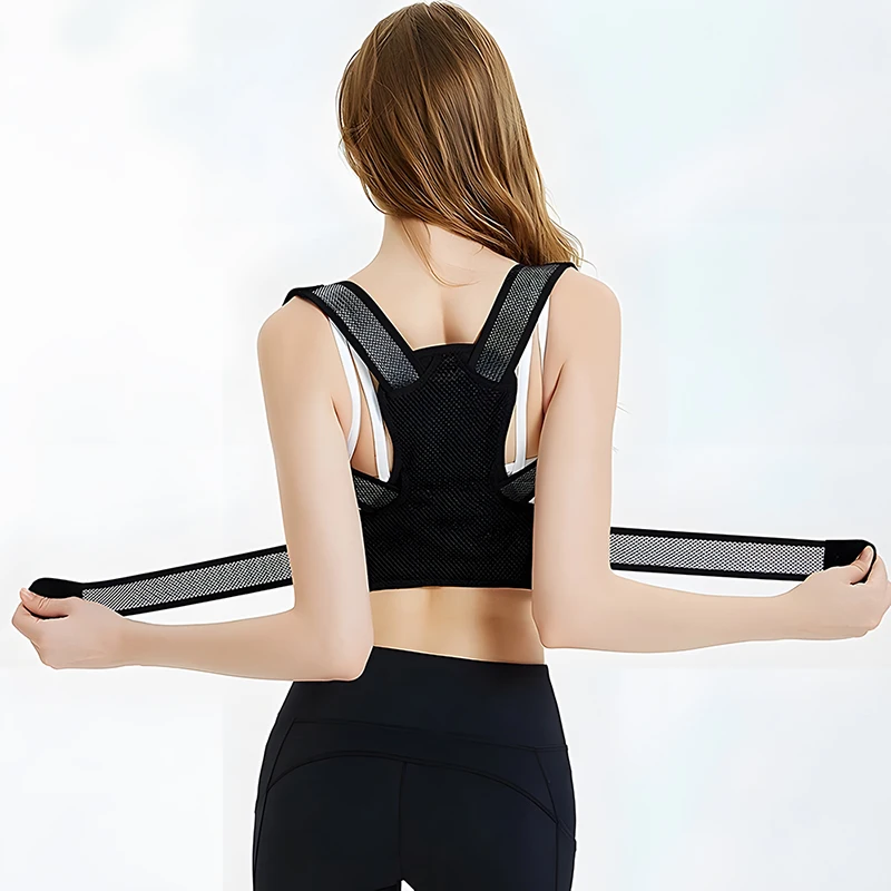 Back Posture Corrector Men Women Upper Back and Waist Support Brace Prevent Humpback Stretch Shoulder Chest Correct Posture