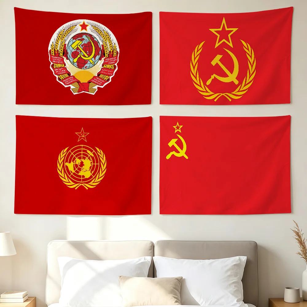 Soviet Union Flag Wall Decorations Home Decor Suitable For Living Rooms Bedrooms Dormitories Parties And Holidays