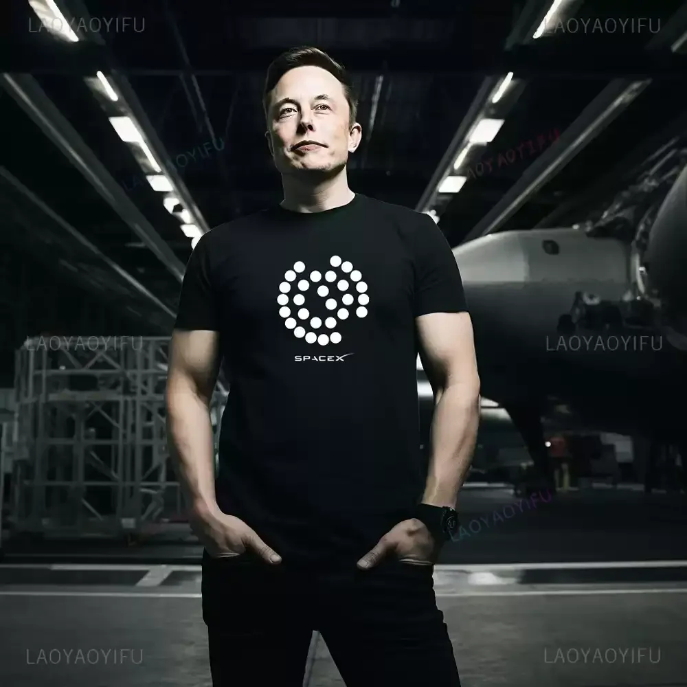 Elon Reeve Musk Occupy Mars Graphic T Shirts Fashion Creative High Quality Cotton Man T-shirt Outdoors Breathable Camisetas Tops