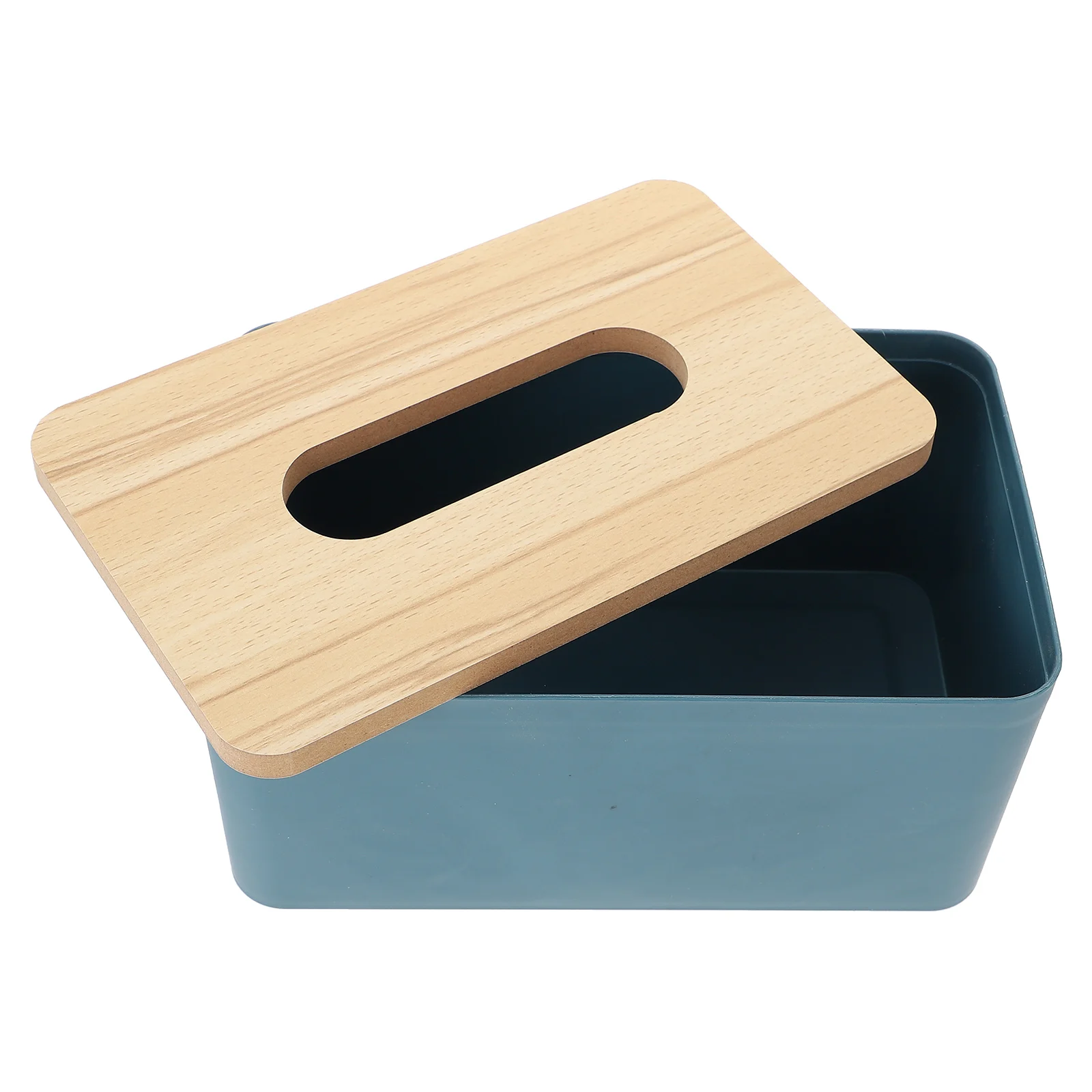 

Napkin Container Simple Tissue Box Home Holder Wooden Cover Table Paper Storage Box Dispenser Desktop ganizers