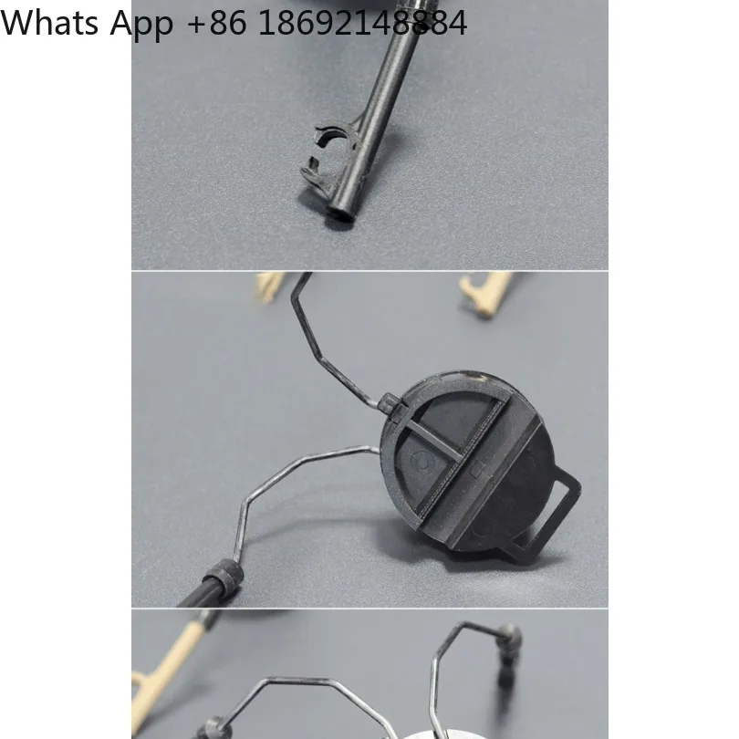 TB334 Black Headphone Holder for Comtac3 C3 Headphones FAST Helmet Rail Hanger