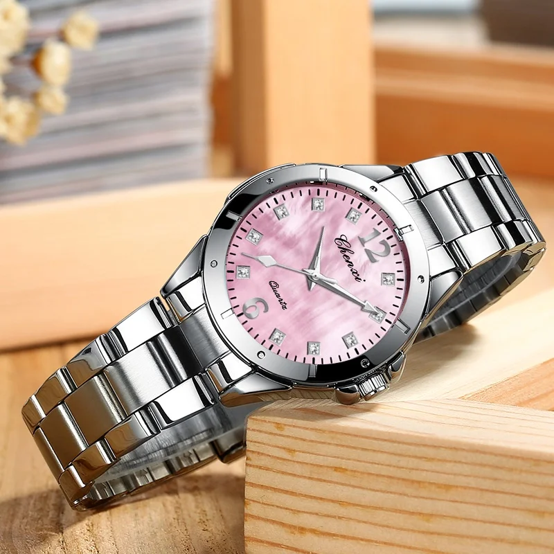 CHENXI 019M  Girl Friend Watch for Women Luxury Alloy Watches Simple Ladies Quartz Wrist Watches Reloj Mujer Relogio Feminino
