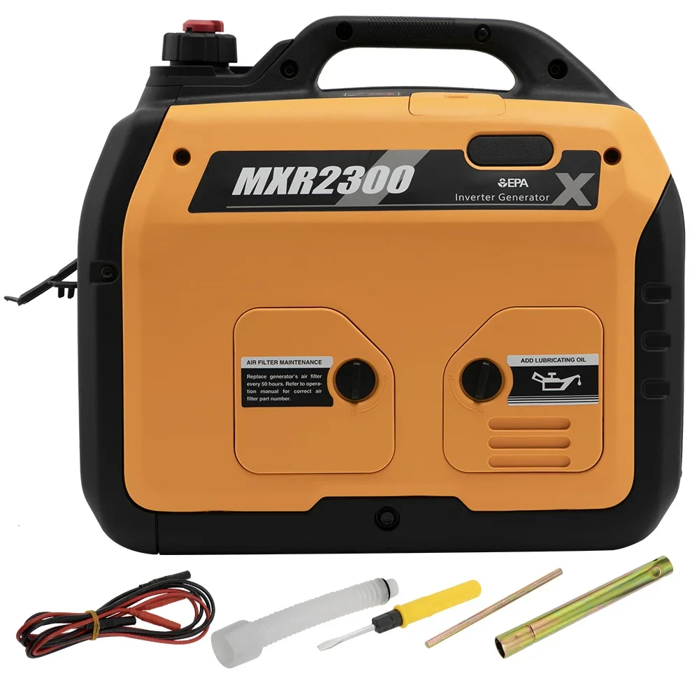 MaXpeedingrods 2300W 2.3KW Portable Gasoline Inverter Generator Lightweight For RV Camping EU US Socket Plug