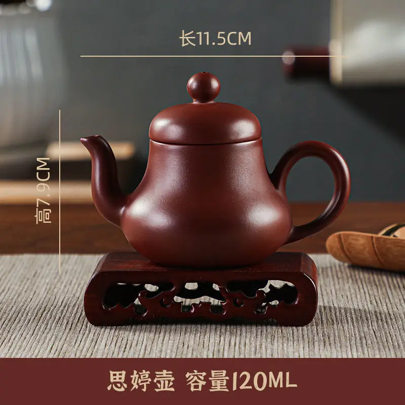 Yixing Teapot Tea Pot filter Xishi Pot Beauties Handmade Purple Clay Teaware customized Gifts Drinkware Set Drink Puer