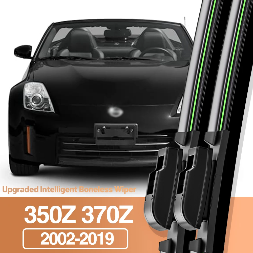 

2pcs For Nissan 350Z Z33 370Z Z34 2002-2019 Front Windshield Wiper Blades Windscreen Window Accessories 2003 2005 2007 2009 2015