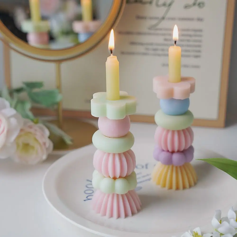 Pagoda Scented Candles, Wedding Ceremony Sense Creative Ornament Props Scented Candles Romantic Exquisite Handmade Gifts
