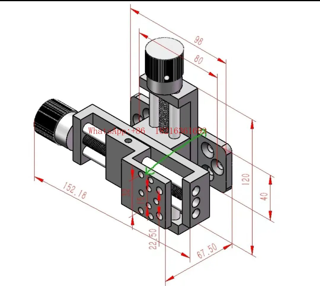 Dedicated Print Head for Industrial Equipment Inkjet Printers, Fine-tuning Bracket, Linear Cross Slide Platform, XY Axis