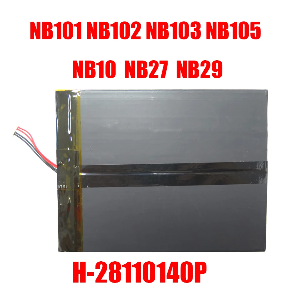 

Laptop Replacement Battery For Irbis NB10 NB101 NB102 NB103 NB105 H-28110140P 3.8V 6000MAH 22.8WH New