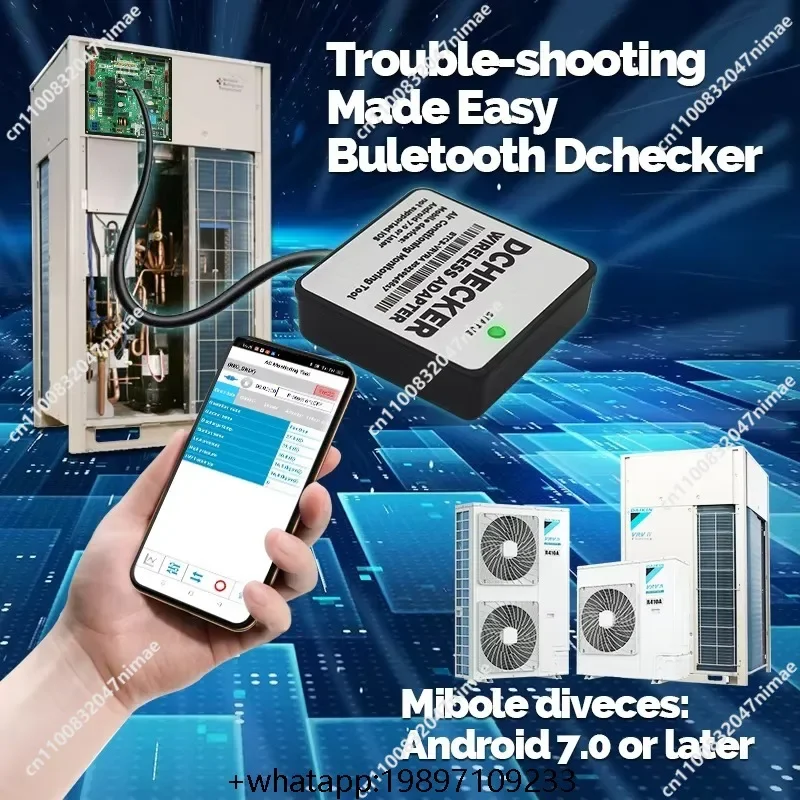 VRV Skyair RA System Service Diagnostic Tool Bluetooth Dchecker Trouble-shooting Made Easy 999172T Or 999187T New Instock