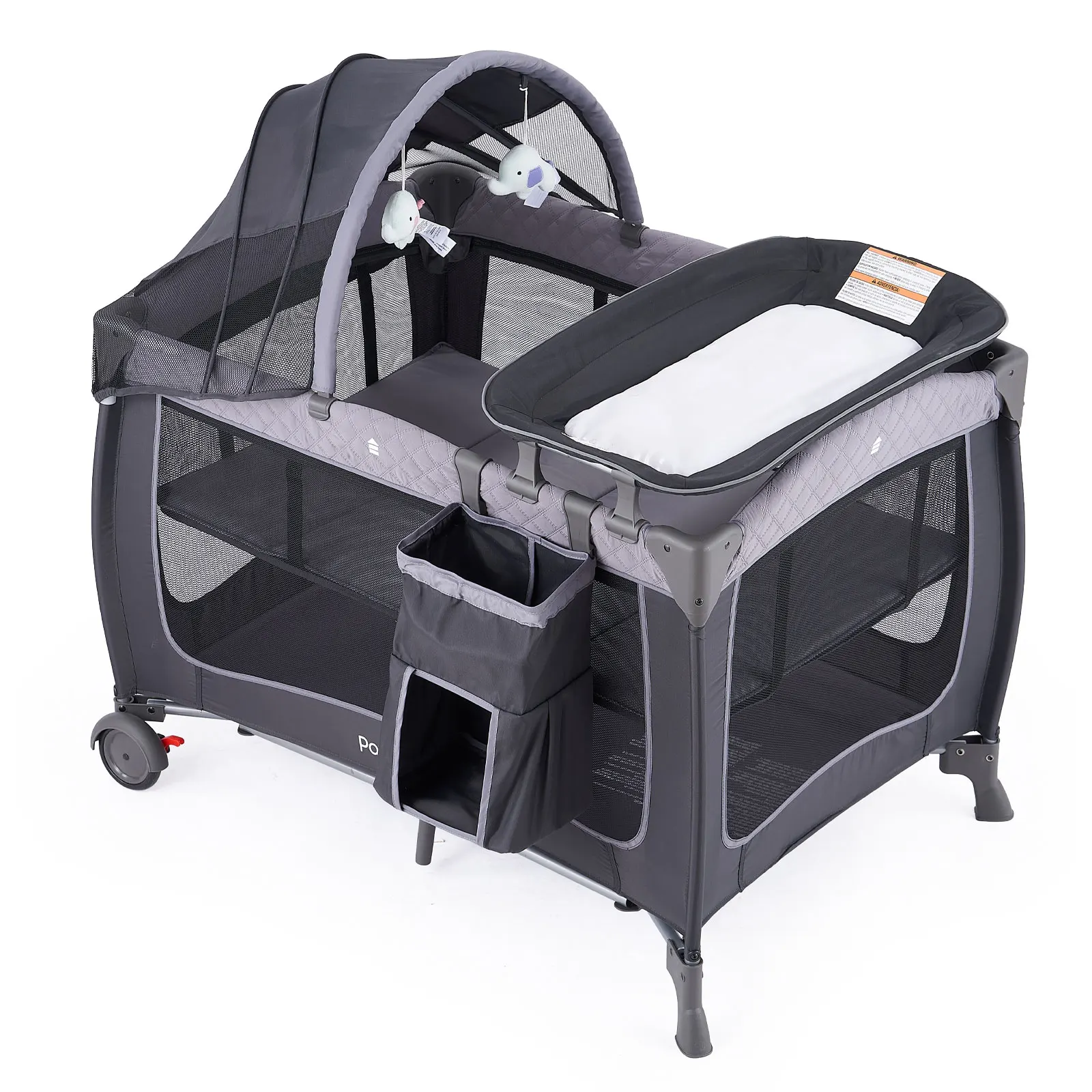 

Детская кроватка Cuna Para Bebe, люлька, игровой доска, портативная складная детская кроватка со съемной люлькой и пеленальным столиком