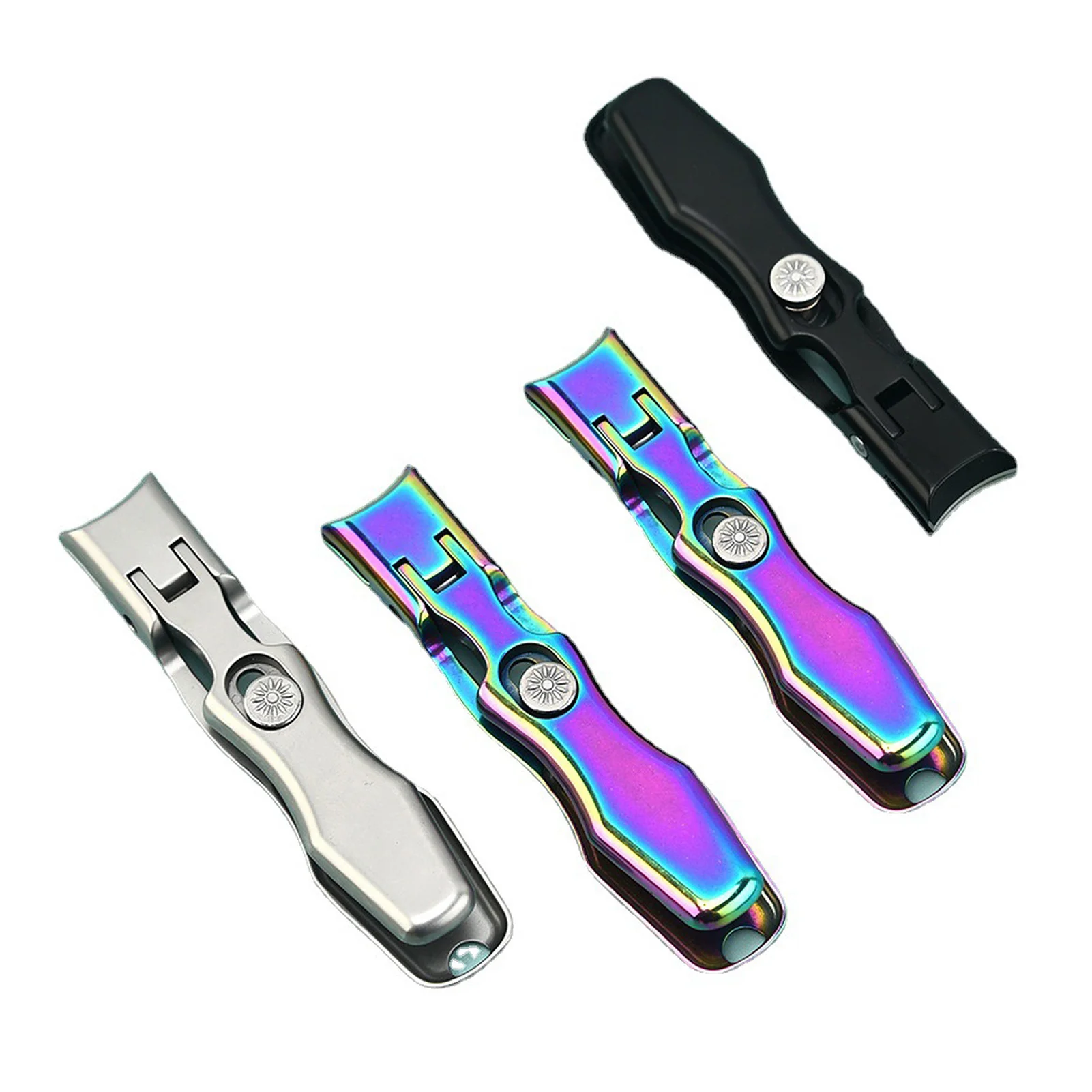 Clearance Deal Protable Nail Clipper Stainless Steel Professional Wide Jaw Opening Fingernail Cutter Thick Nail Toenail Clipper