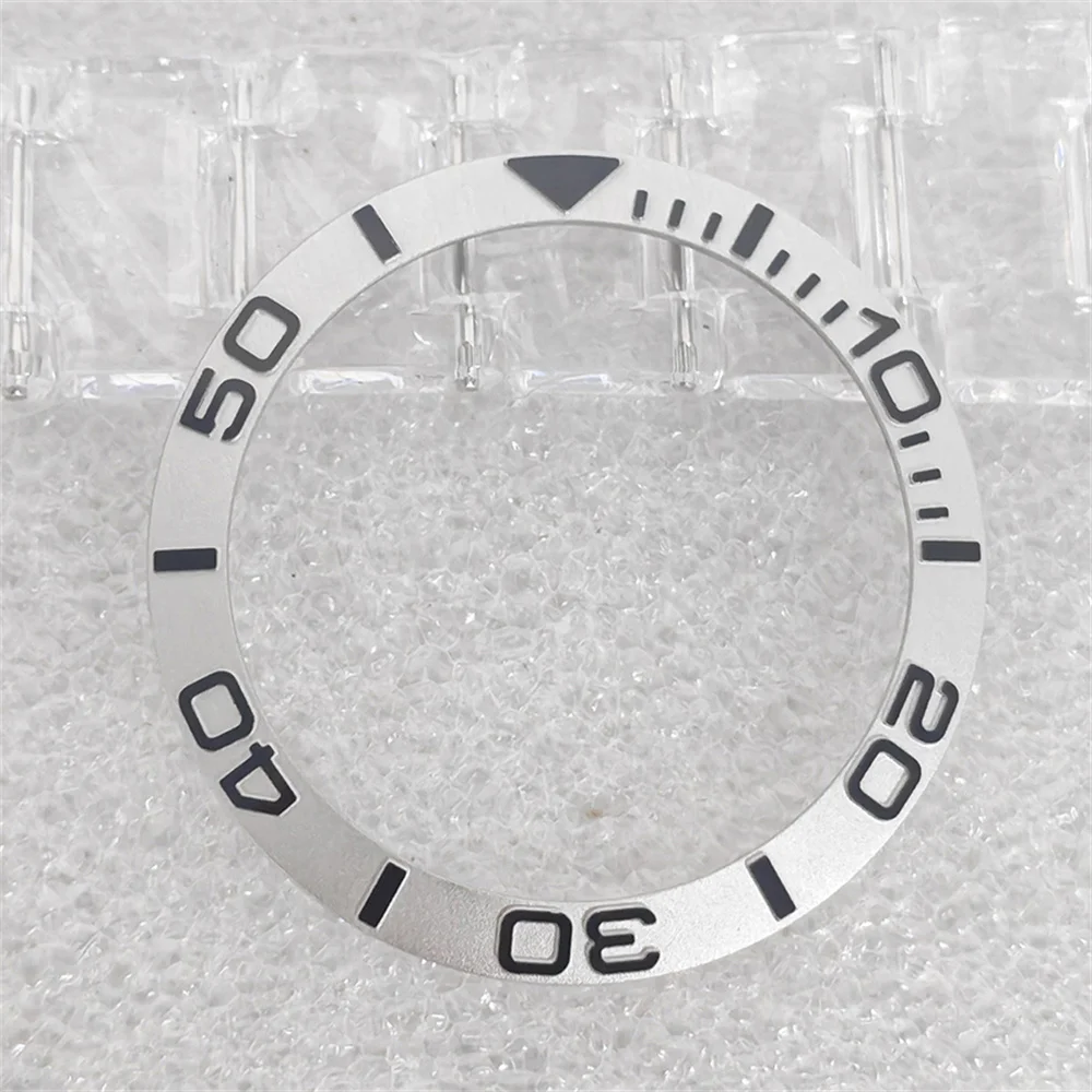 38mm–30.6mm Watch Bezel for Submariner 40mm Case Black-lettered Aluminium Bezel Accessories