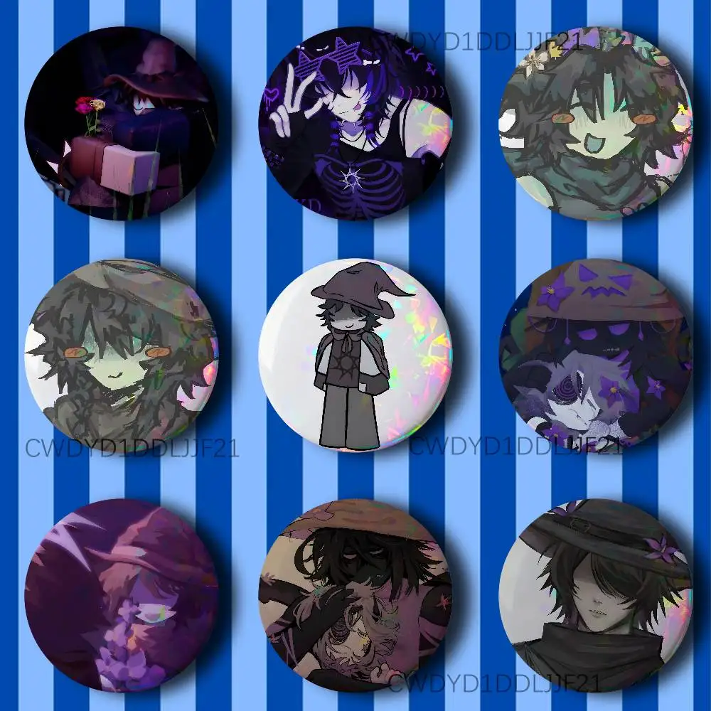 

A-Azure Time Forsaken Badge Brooch Figure Lapel Pins Clothes Backpack Fashion Cute Collection Decoration Display