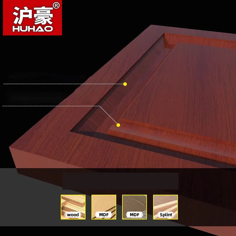 HUHAO 목재 조각 밀링 커터 문짝 프레임 라우터 비트 커터, 베벨 CNC 캐비닛 문짝 레일 스틸 라우터 비트 목공 도구