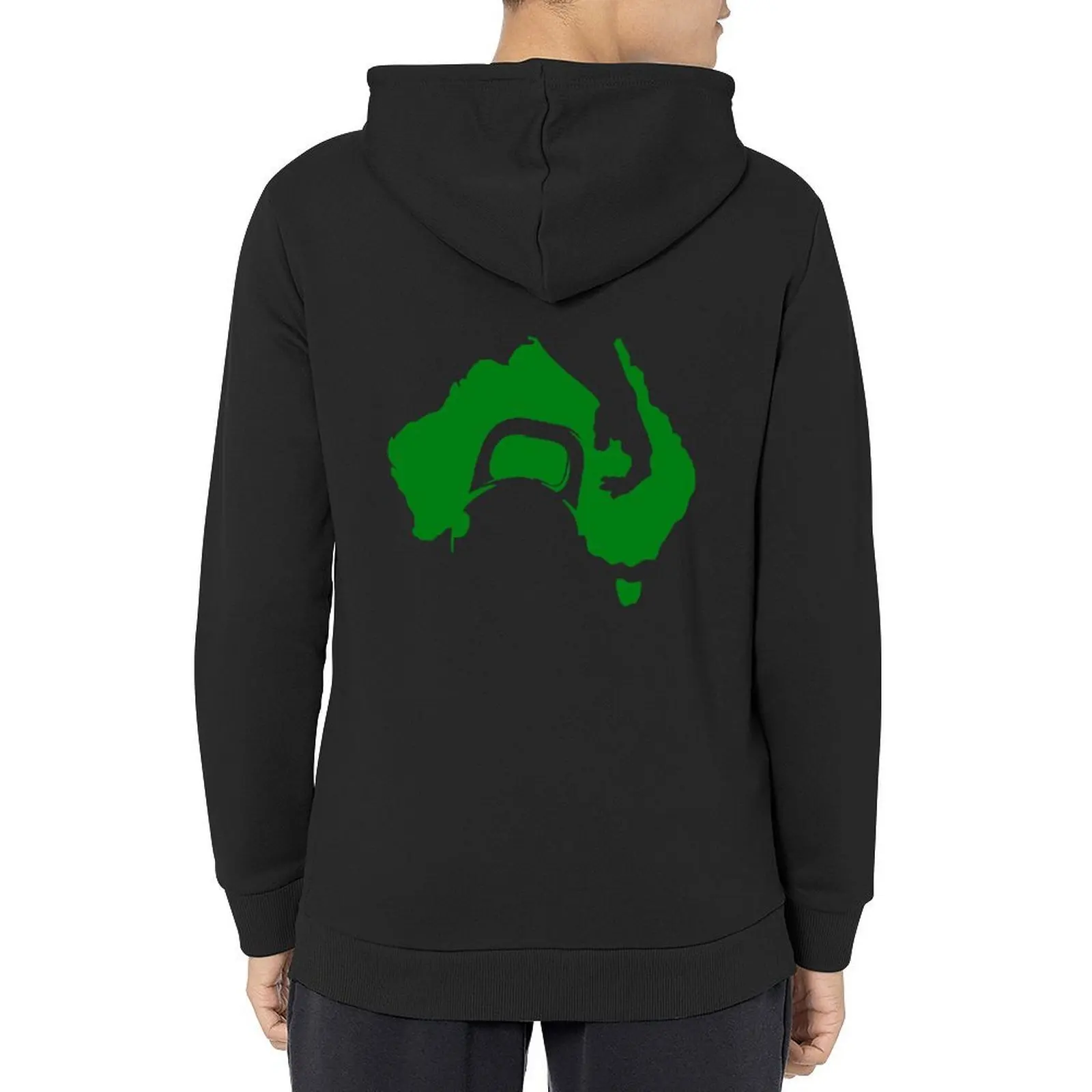 

Girevoy sport Oz - green with black background Hoodie mens clothing korean autumn clothes aesthetic clothing men's hoodies