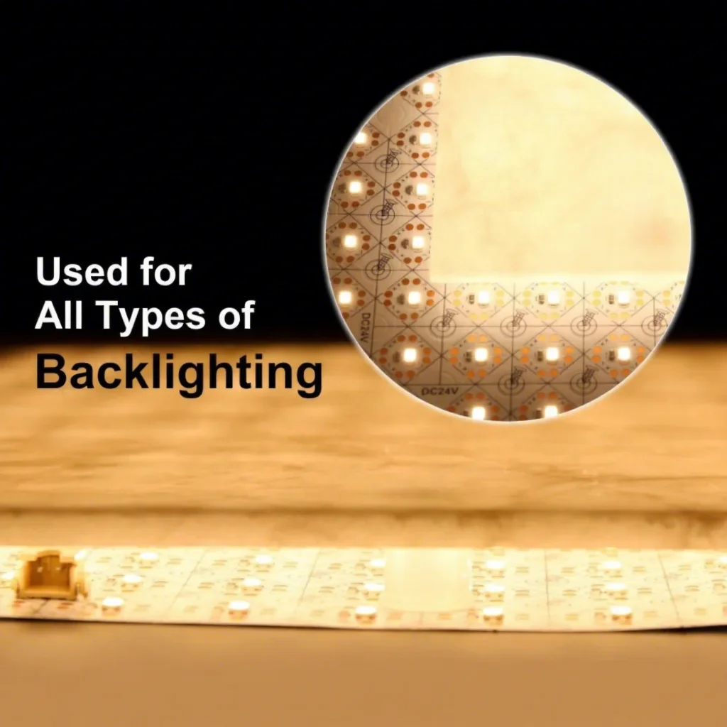 LED lamp, high quality 2835 flexible LED panel light 24V can cut LED lamp, suitable for translucent countertops
