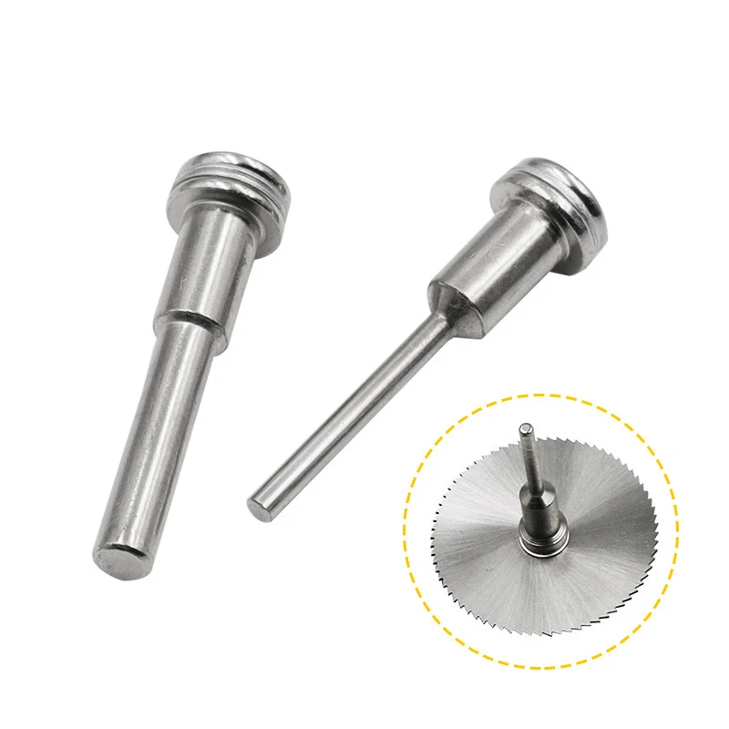 1 Piece High Speed Steel Cutting Blade Connecting Rod Rotary Tool Diamond Screw Mandrel Shank Sander Saw Blade Clamp Rod