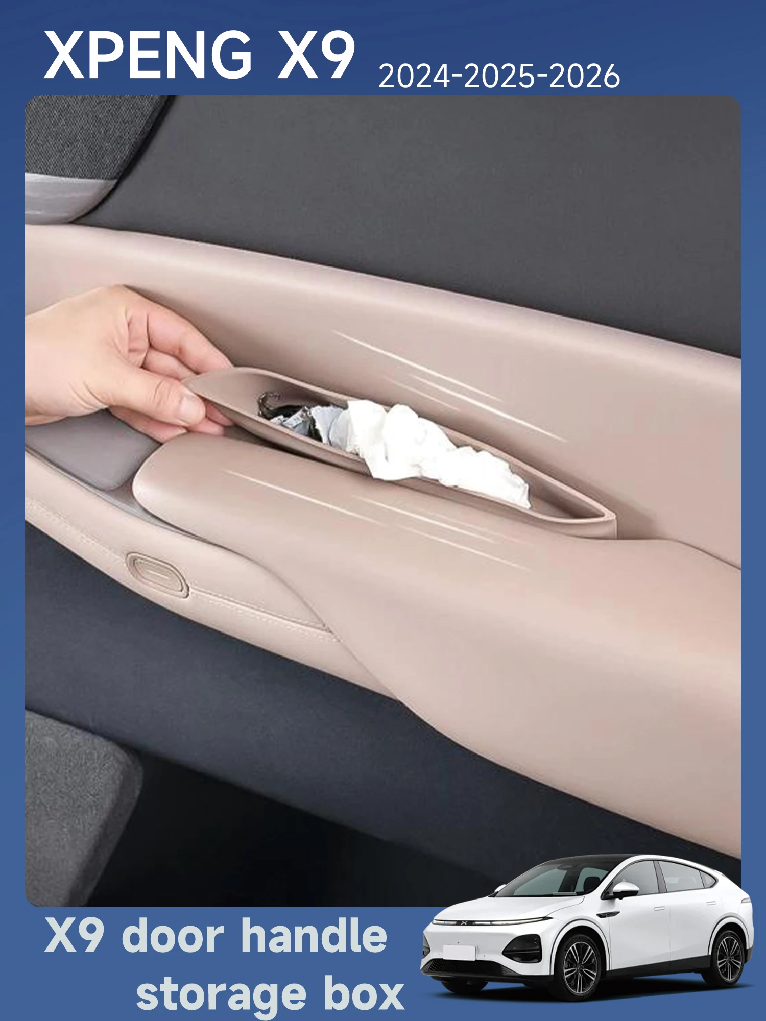 [Fast Shipping] XPENG X9 Door Handle Storage Box