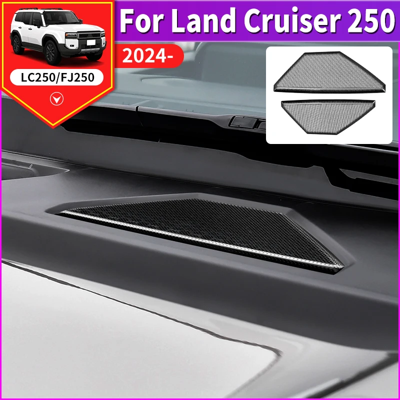 For Toyota Land Cruiser 250 2024 Engine Compartment Heat dissipation Air Vent Cover LC250 Interior upgraded Accessories Tuning