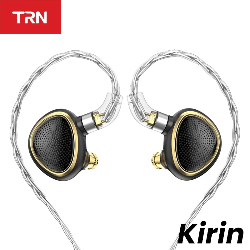 

TRN Kirin Nano-grade Planar Magnetic Driver In Ear Monitor earphone CNC Magnesium Alloy Housing Interchangeable Tuning Nozzles