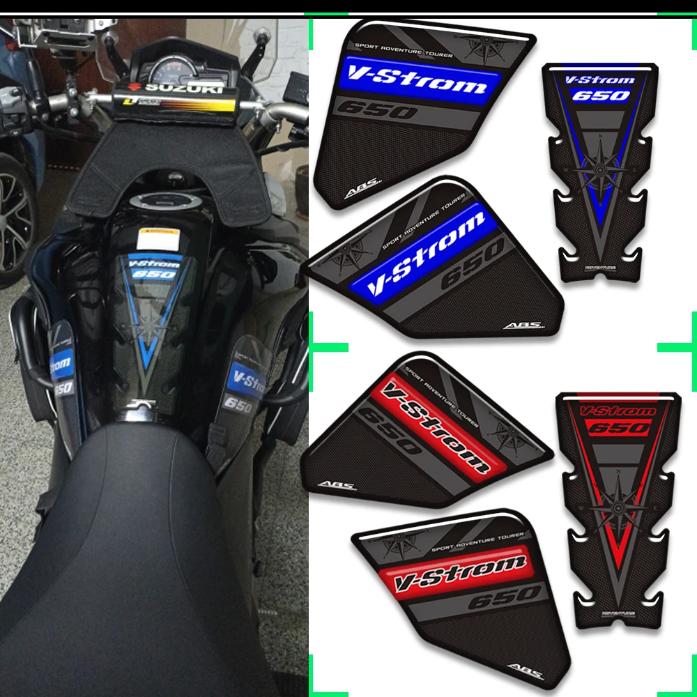 Tank Pad TankPad Protection Fuel Oil Kit Adventure Stickers For Suzuki V STROM VSTROM DL 650 XT 650XT 2018 2019 2020 2021 2022