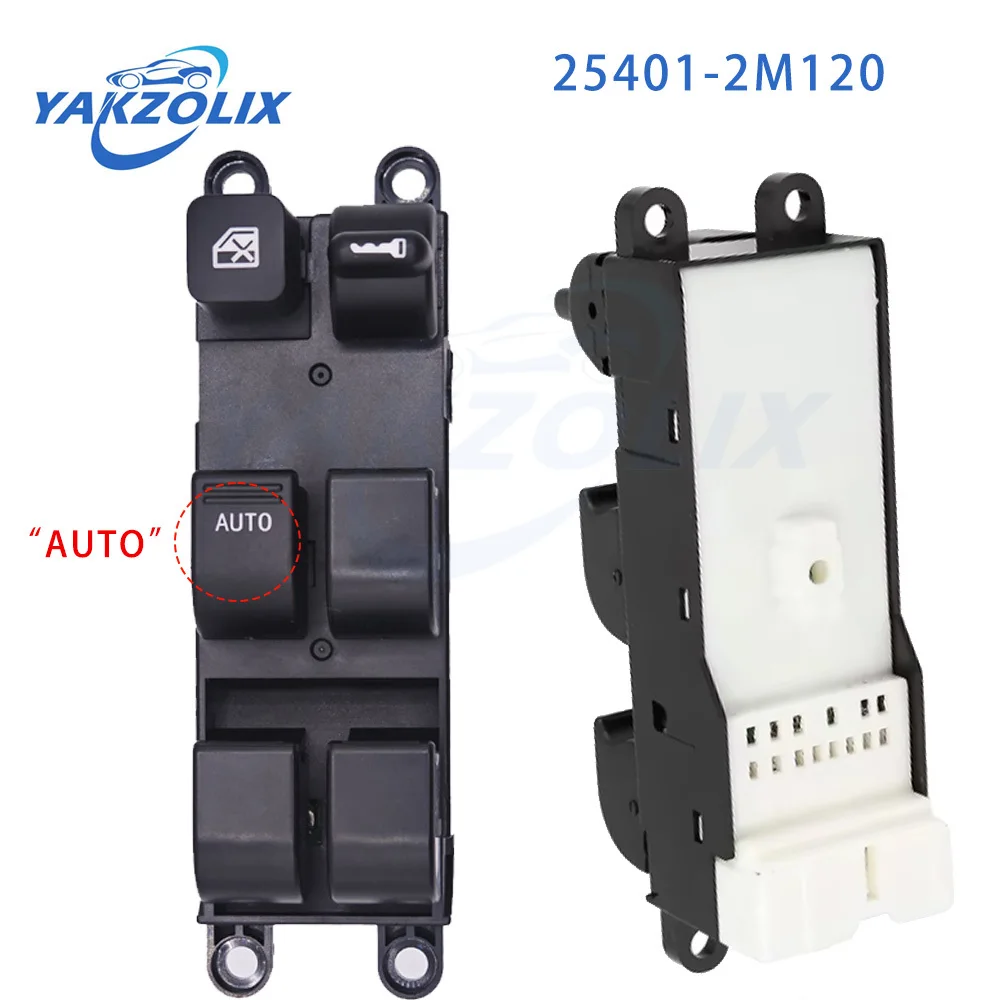 25401-2M120 Electric Power Window Control Switch Glass Lifter Button  for Nissan Navara Pick-up Bluebird B14 D22 D21 P11