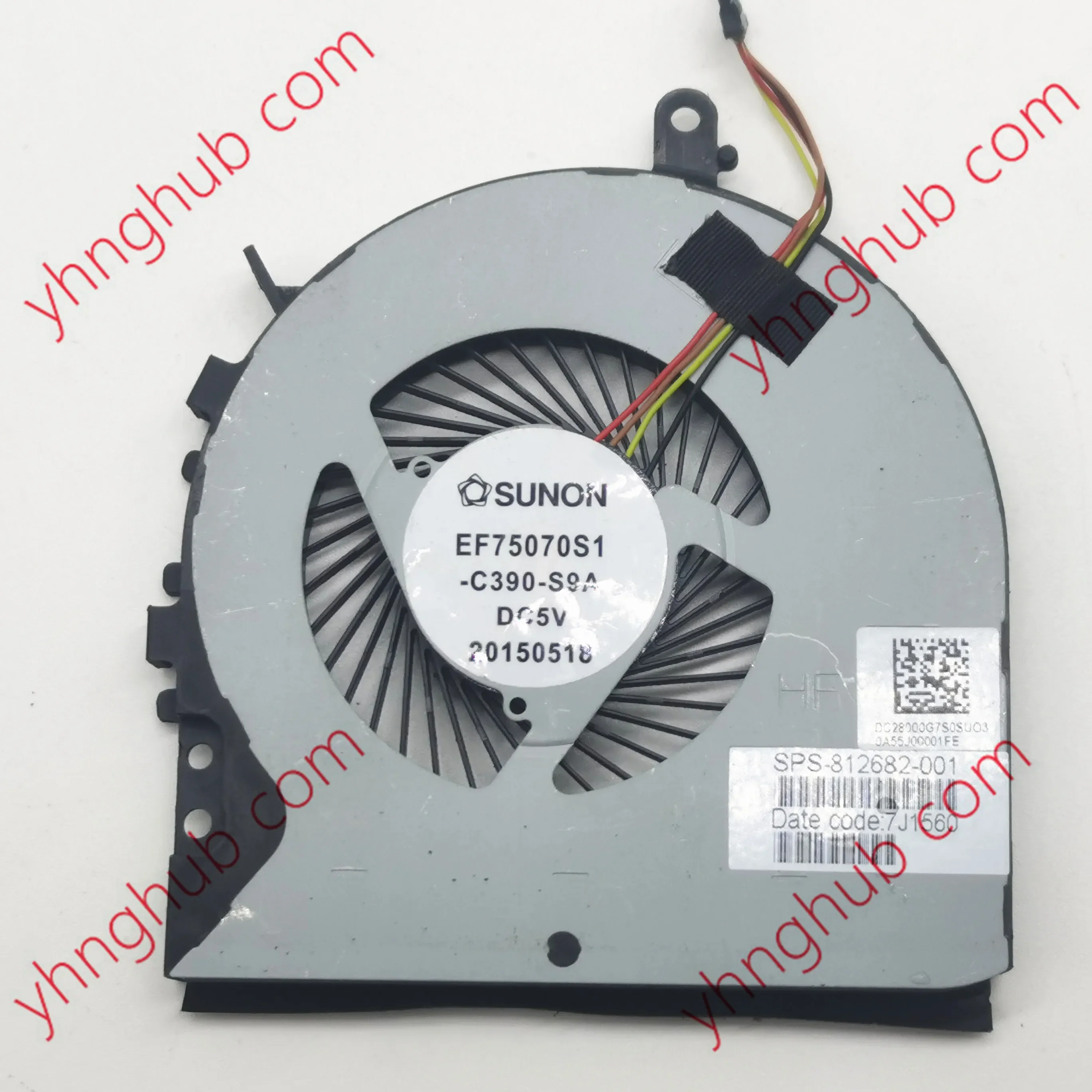 SUNON EF75070S1-C390-S9A DC 5V 2.25W 4-Wire Server Cooling Fan