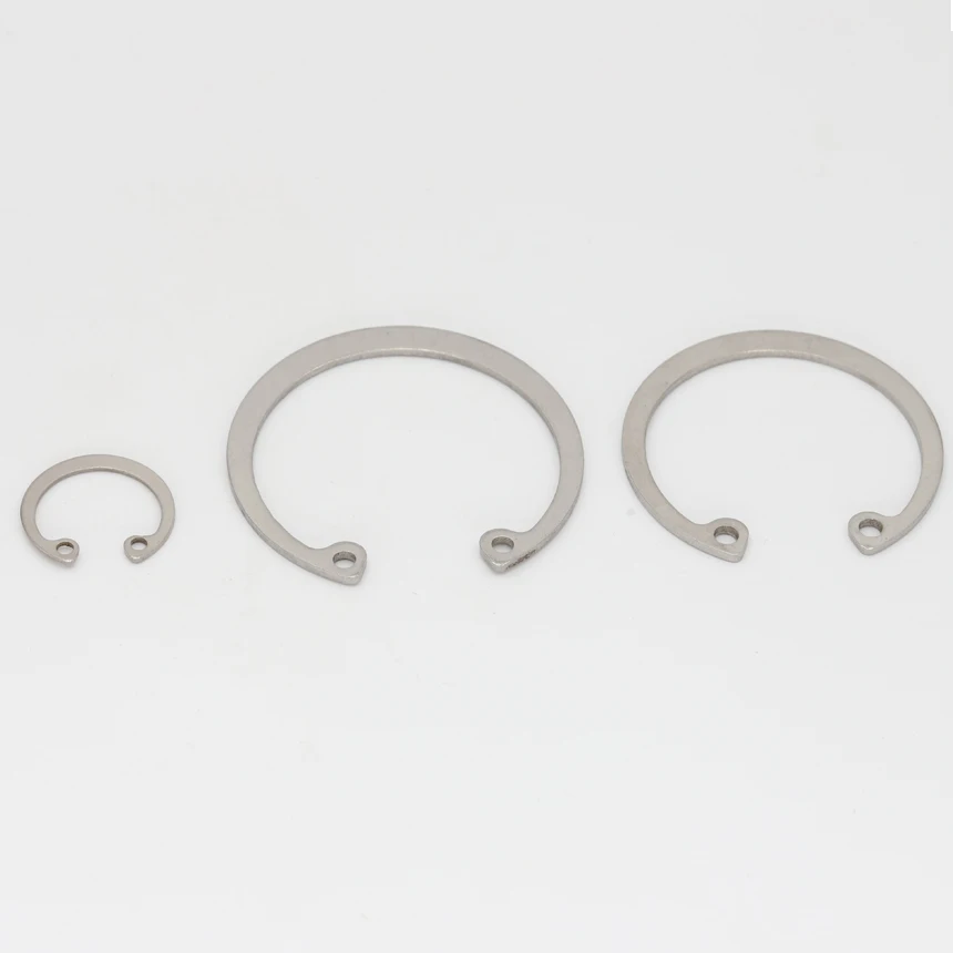 M11 M14 304 Stainless Steel 304SS DIN472 Spring Washer C Type Snap Retaining Ring For OD 11mm 14mm Internal Bore Shaft Circlip