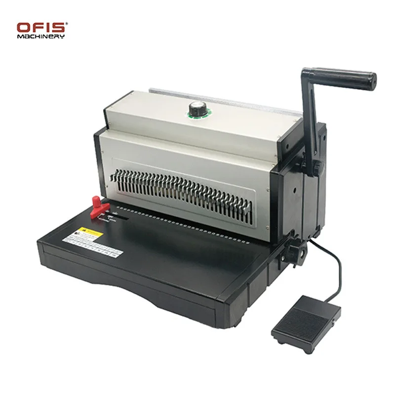 ET8707 Electric Paper Hole Puncher Efficient Wire Book Binding Machine