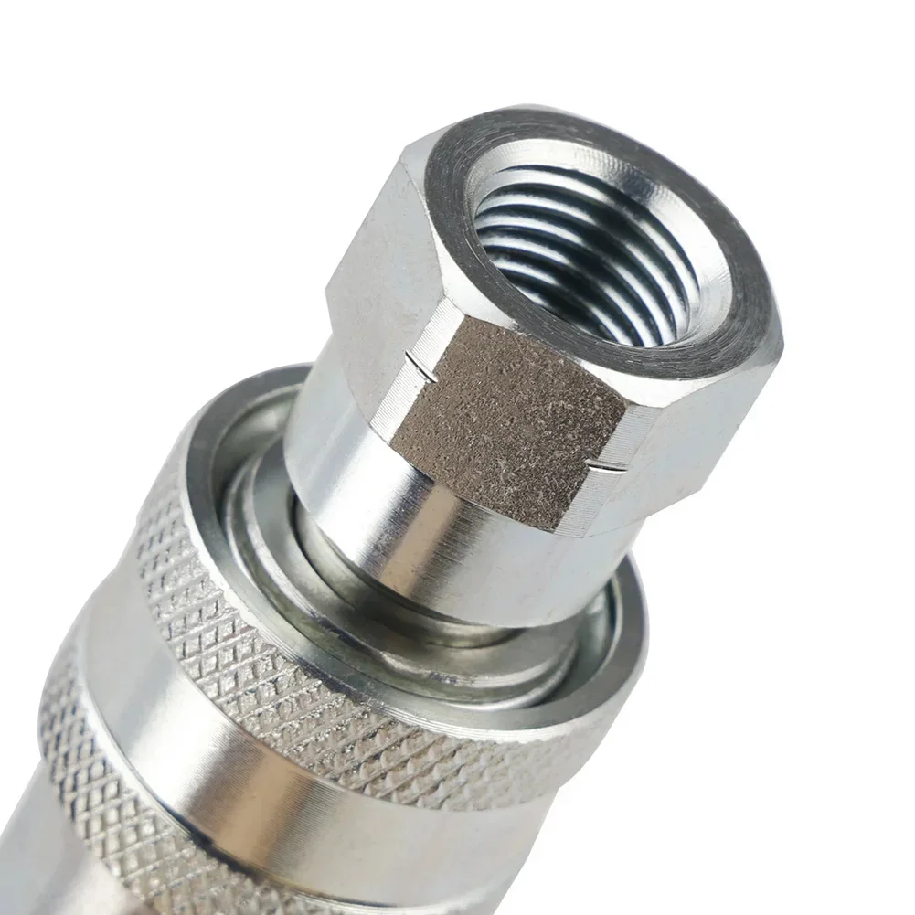 1/4 NPT ISO 7241-A Hydraulic Quick Connect Coupler Male Female Kit For Faster ANV Stucchi BIR Aeroquip 5600 6600
