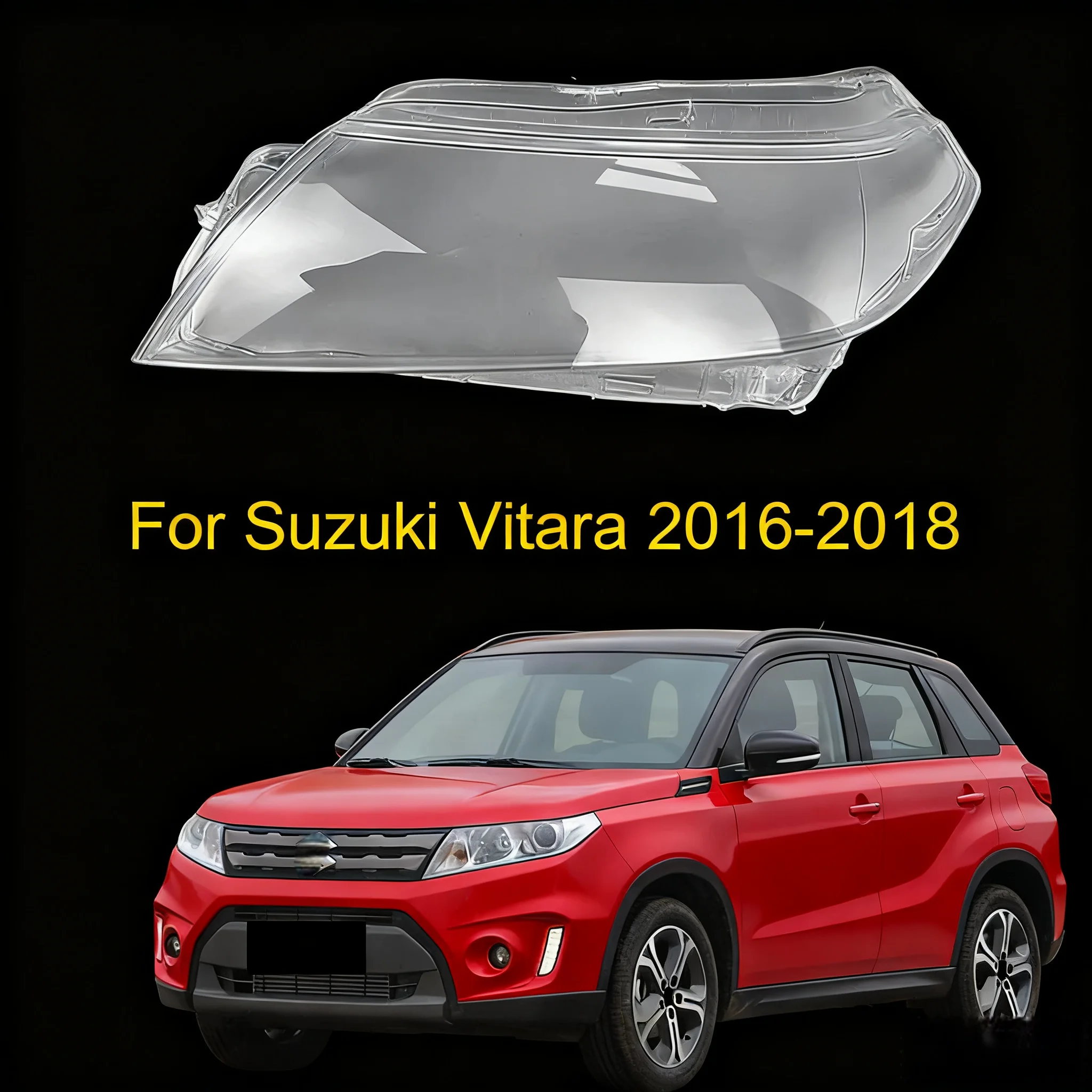 

For Suzuki Vitara 2016-2018 Front Headlight Cover Transparent Shade Lampshade Headlamp Shell Lens