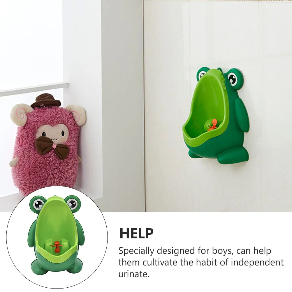 

Cartoon Frog Urination Urinal for Toddlers Boys Training Pee Toilet Trainer Pp